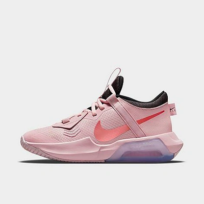 Shop Nike Girls' Big Kids' Air Zoom Crossover Basketball Shoes In Pink Glaze/magic Ember/black