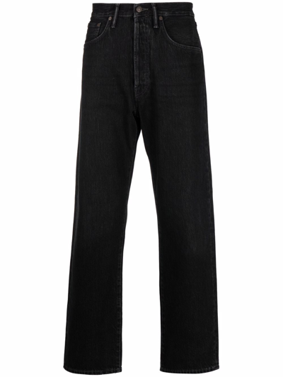 Shop Acne Studios Denim Cotton Jeans In Black