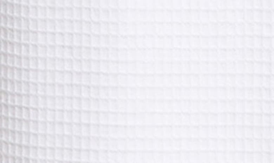 Majestic Waffle Knit Robe In White