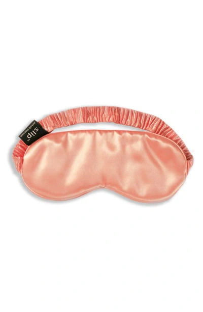 Shop Slip Pure Silk Sleep Mask In Peach