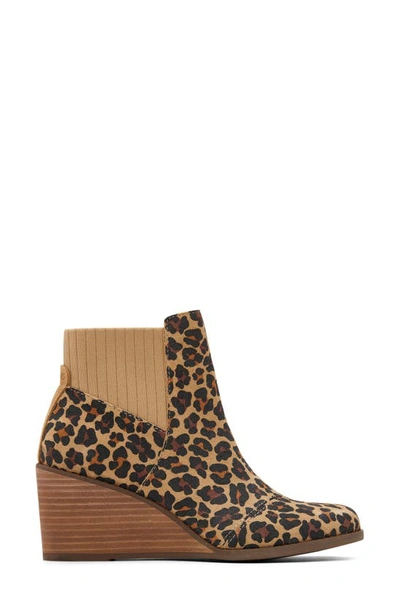 Toms Women's Sadie Wedge Booties Women's Shoes In Medium Brown