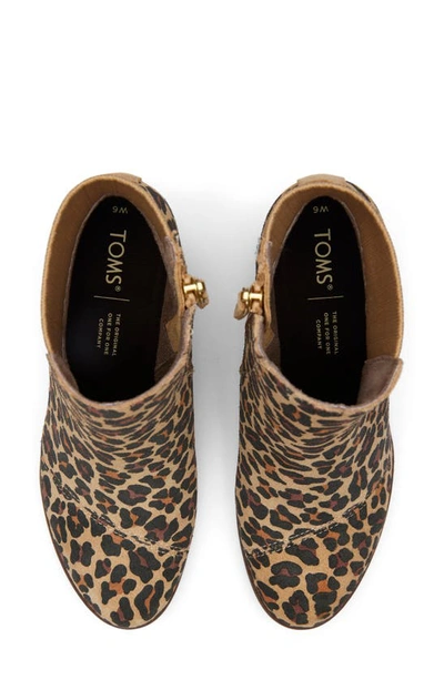 Toms Women's Sadie Wedge Booties Women's Shoes In Medium Brown