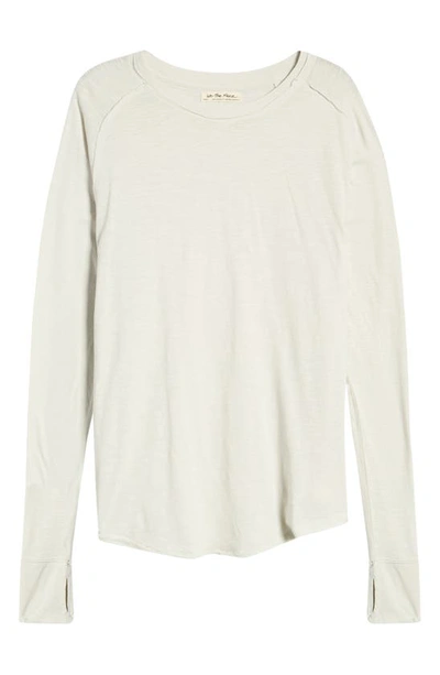 Shop Free People We The Free Arden Extra Long Cotton Top In Winter Fog