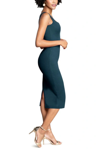 Dress The Population Sloane Sleeveless Sheath Dress In Pine