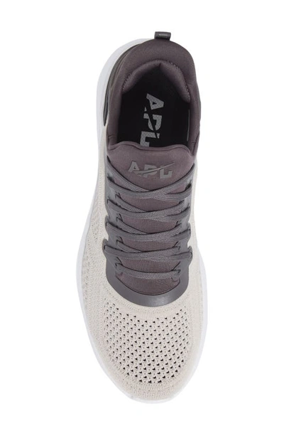Apl Athletic Propulsion Labs Techloom Tracer Knit Training Shoe In Asteroid / Clay / White