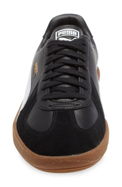 Shop Puma Army Trainer Sneaker In  Black- White-gum