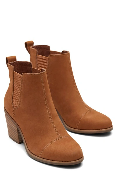 Shop Toms Everly Chelsea Boot In Medium Brown