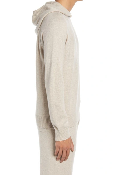 Shop Vince Wool & Cashmere Hoodie In Heather Runyon