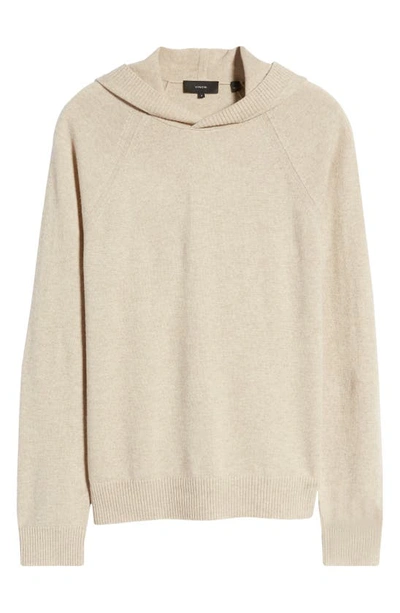 Shop Vince Wool & Cashmere Hoodie In Heather Runyon
