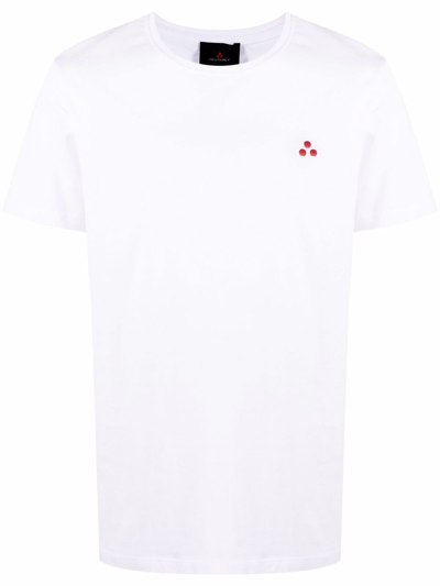 Shop Peuterey Manderly Logo Cotton T-shirt In White