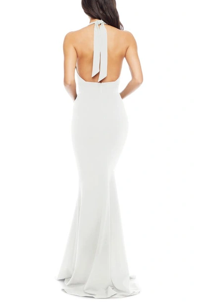 Shop Dress The Population Camden Mermaid Hem Evening Gown In White