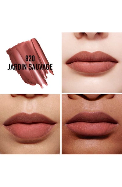 Shop Dior Rouge  Refillable Lip Balm In 820 Jardin Sauvage / Matte