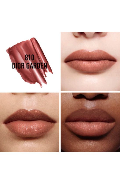 Shop Dior Rouge  Refillable Lip Balm In 810  Garden / Satin