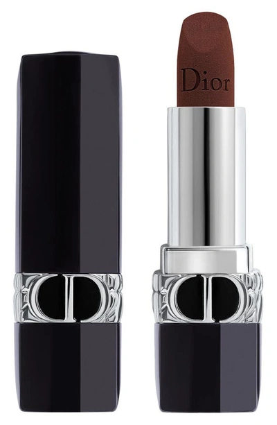 Shop Dior Rouge  Refillable Lipstick In 400 Nude Line / Velvet