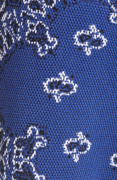 Shop Amiri Bandana B-ball Cotton & Cashmere Sweater Joggers In Blue / Black
