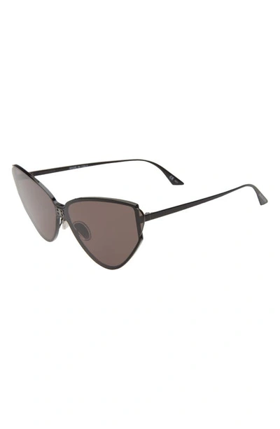 Shop Balenciaga Cat Eye Sunglasses In Black