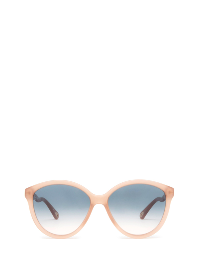Shop Chloé Eyewear Phantos Frame Sunglasses In Pink