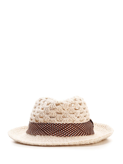 Shop Chloé Women's Beige Other Materials Hat
