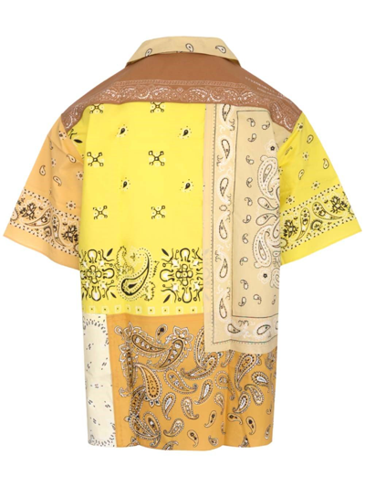 Shop Kenzo Men's Yellow Other Materials Shirt