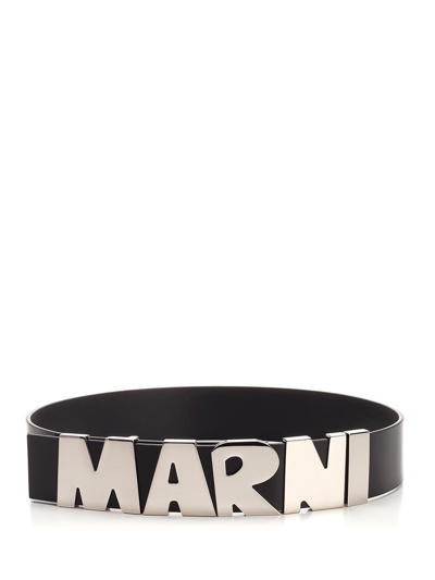 Shop Marni Women's Black Other Materials Belt