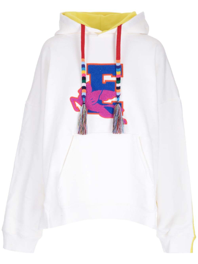 Shop Etro Women's White Cotton Sweatshirt