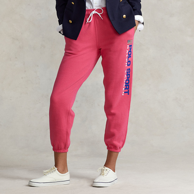 Shop Ralph Lauren Polo Sport Fleece Sweatpant In Hot Pink