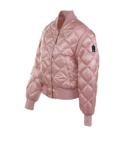 Shop Mackage Padded Jacket In Blush