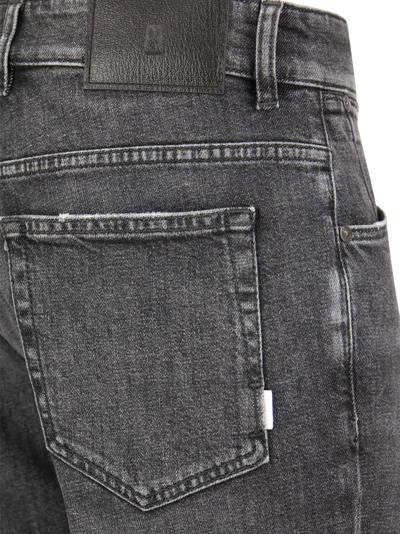 Shop Pt01 Reggae - Slim-fit Jeans In Black Denim