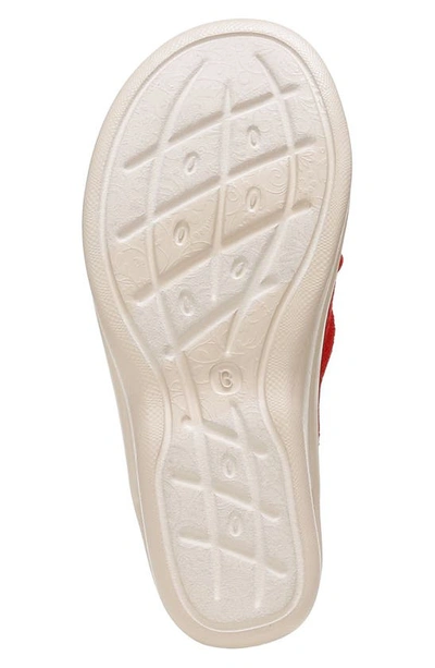 Shop Bzees Sunburst Wedge Sandal In True Red