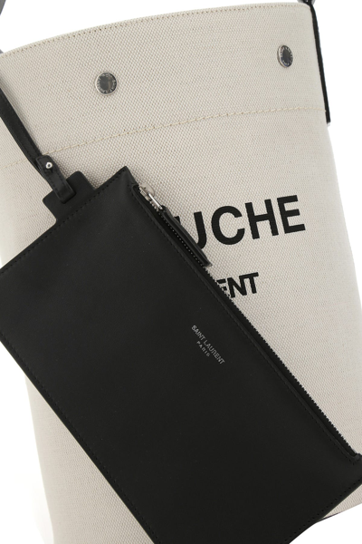 Saint Laurent Logo-print Bucket Shoulder Bag