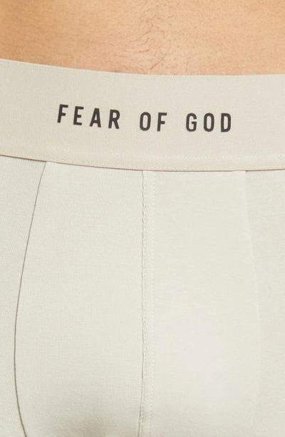 Shop Fear Of God 2-pack Boxer Briefs In Cement
