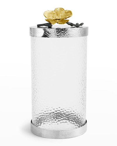 MICHAEL ARAM GOLD ORCHID 11.5" LARGE CANISTER 