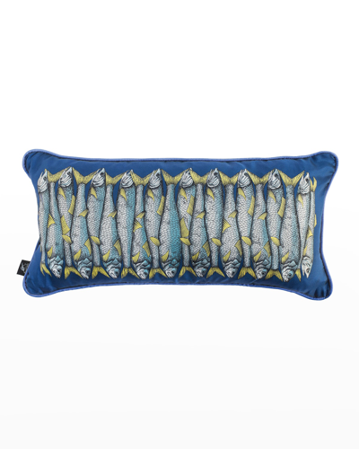 Fornasetti Silk Sardine Cushion