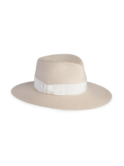 Shop Eric Javits Women's Squishee Instinct Fedora Hat In Cream
