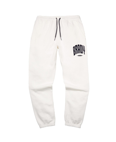 Shop Brady Men's  White Varsity Fleece Pants