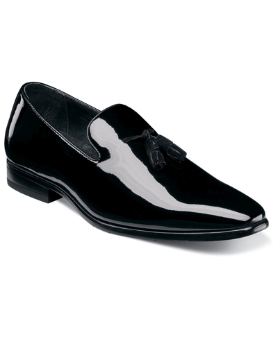Shop Stacy Adams Men's Phoenix Patent Leather Slip-on Loafer In Black Patent