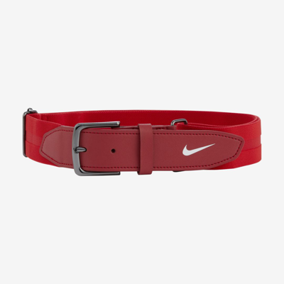 Shop Nike Unisex Baseball Belt In Red