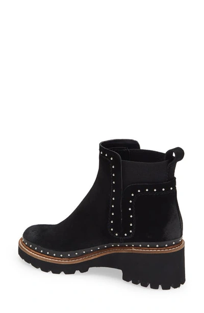 Shop Dolce Vita Huey Studded Bootie In Black Suede