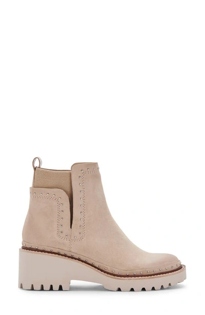 Shop Dolce Vita Huey Studded Bootie In Dune Suede