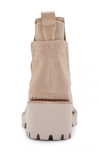Shop Dolce Vita Huey Studded Bootie In Dune Suede