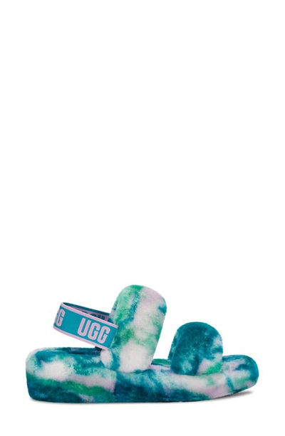 Shop Ugg ® Oh Yeah Slingback Slipper In Aquatic Blue Marble