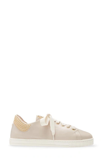 Shop Agl Attilio Giusti Leombruni Maristella Studded Low Top Sneaker In Light Pink/ Milk