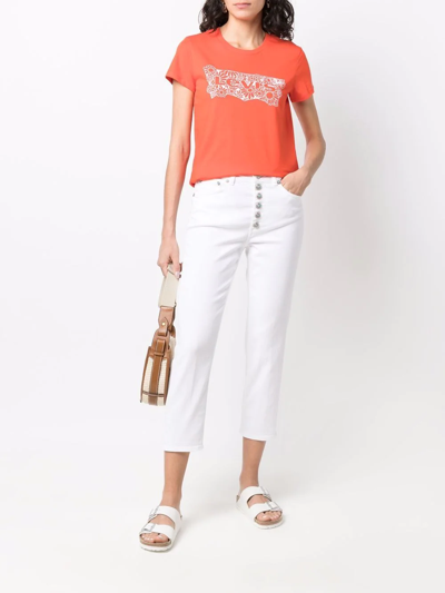 Dondup Koons Gioiello Jeans In White