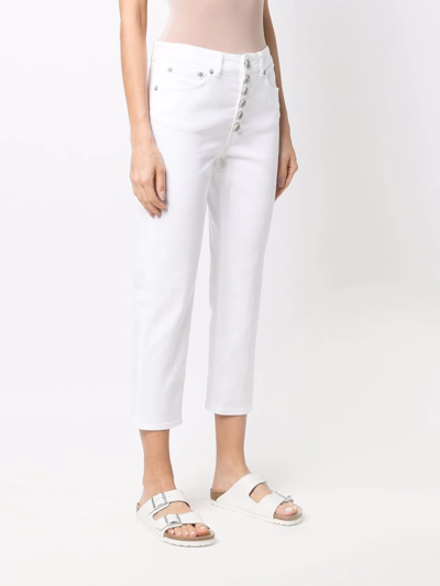 Dondup Koons Gioiello Jeans In White