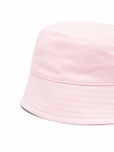 Shop Kenzo Logo-print Bucket Hat In Pink