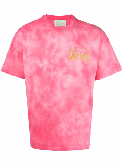 Shop Aries T-shirts And Polos Pink
