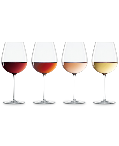 Shop Lenox Tuscany Victoria James Signature Series Warm-region Wine Glasses, Set Of 4 In Clear