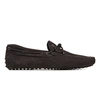 Tod's Black Suede Gommino Driving Shoes In Black
