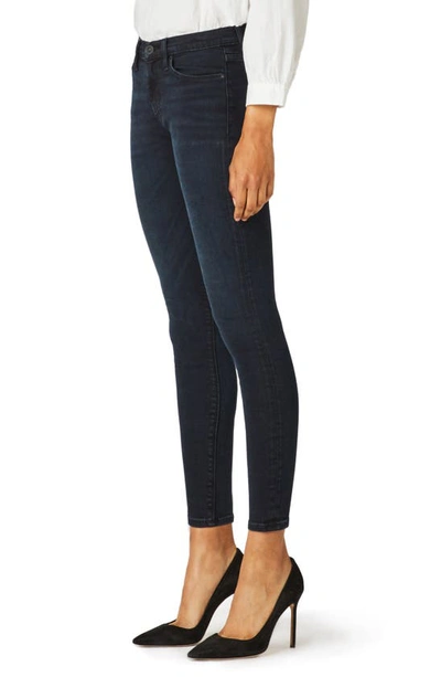 Shop Hudson Nico Mid Rise Ankle Skinny Jeans In Inked Pitch