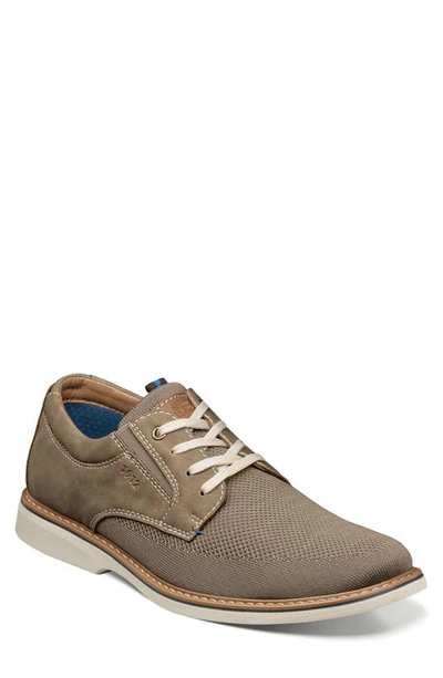 Shop Nunn Bush Otto Plain Toe Derby In Taupe Multi